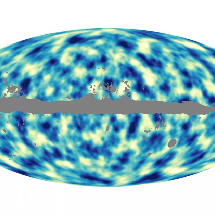 All-sky map of dark matter distribution in the Universe 